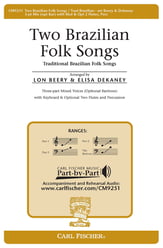 Two Brazilian Folk Songs Three-Part Mixed choral sheet music cover